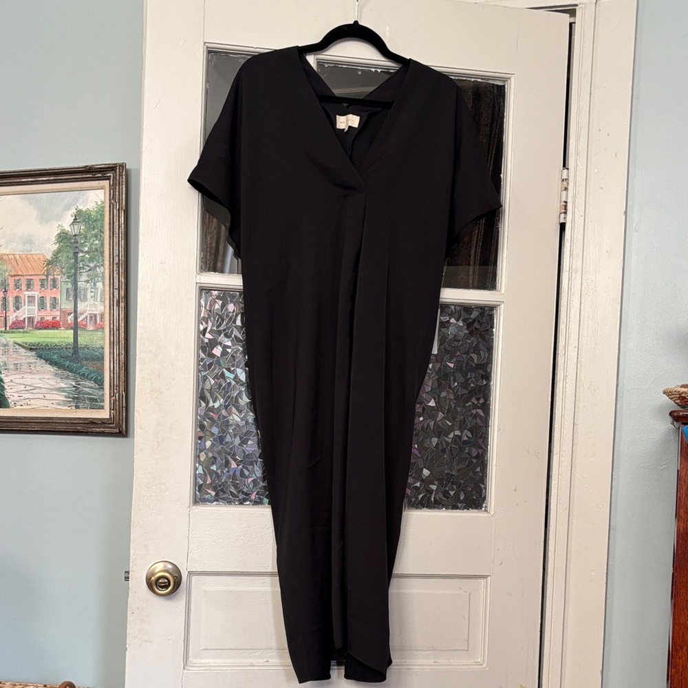 MELLODAY Black Kimono Sleeve Dress
